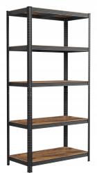 SONGMICS Tároló könyvespolc 5 szintes rusztikus barna 200 cm (0194343035772)