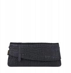 Słoń Torbalski Bőr kézitáska Fekete valódi bőr borítéktáska Słoń Torbalski (00-P07-0101-E5-061611)