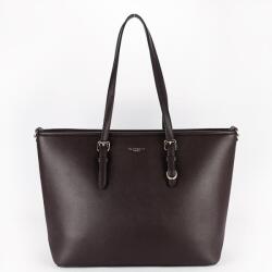 Flora&Co Paris Geanta maro inchis FloraCo Paris de talie mare F1808 16 (F1808CHOCOLAT)