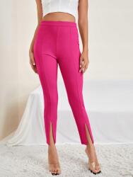 Shein KC45210 Shein Rózsaszín Csőnadrág Női Magas Derekú S