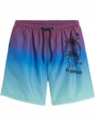 Bonprix Fiú Úszó Rövidnadrág, Size 128/134, többszínű, 100% poliészter