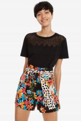 Desigual Fekete Nadrág Mintás Csíkkal (40-es méret) (450164)