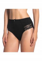 Lama Bugyi, magas, egyszínű, csipke, Lama L-4000MD-02, Size XXL, fekete (5904577851896)