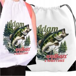 Wyczaruj Prezent Zsák Hátizsák Horgásznak Vér És Szálka Hal Nyugdíj Születésnap Ajándék (WĘDKARZ Z KRWI I OŚCI RYBY EMERYTURA)