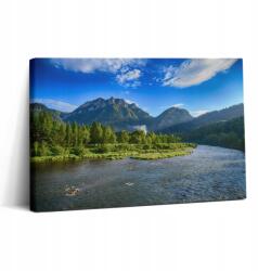 Wallfluent Vászonkép Canvas Vendégszobabe Gyönyörű Dunakanyar a Pieninekben 30x20 (010030010150000075856)