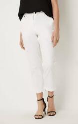 Wallis Fehér Klasszikus Egyenes Szárú Nadrág 7/8 Zseb Sima Wallis 40