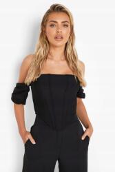 Boohoo IC86104 Boohoo Kötött Nyitott Vállú Felső (30) L