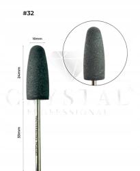 Crystal Professional Szilikon Polírozó Maró Crystal Professional #32 (nagy, Szürke) (FZ-32)