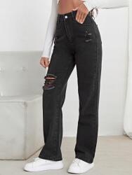 Shein IC42112 Shein Egyenes Szárú Farmernadrág (26) S