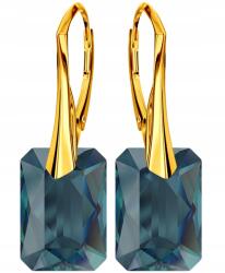 Mennica Świdnicka Arany Függő Fülbevaló Kristályok Ezüst 925 Aranyozott Születésnapi Ajándék