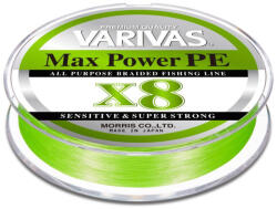 VARIVAS MAX POWER PE X8 150m #1.5 28.6lb 0.205mm Lime Green Fluo