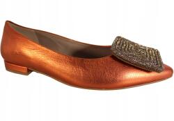 Kaniowski balerinák, Size 36, narancssárga bőr (K-1296/5/0975)