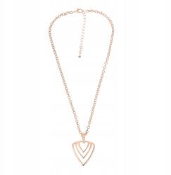  Medál Nyaklánc dekoratív háromszög medállal (0614-1007 A)