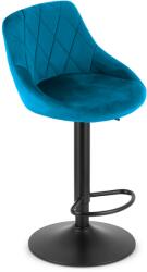 Klubfotel Bárszék KAST - türkiz bársony/fekete láb