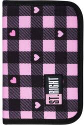 St. Majewski St. Right kihajtható tolltartó - Pink checkered (680410)