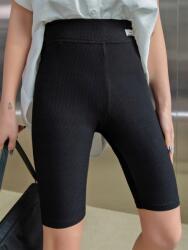 Shein Dazy Leggings Fekete Elasztikus Térdig Érő 40 L__L