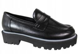 Kaniowski Félcipő Kaniowski K-1108 MÉRET38 Bőr Fekete Lico (k-1108/5/607)
