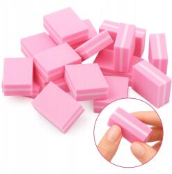  Polírozó Mini Kocka Köröm Blokk 100/180 Manikűr Pedikűr 10 db