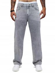 Shein Szürke Egyenes Farmernadrág Casual XL__XL