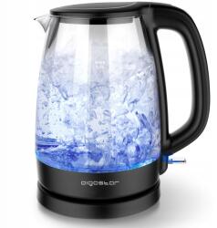 Aigostar Elektromos vízforraló üveg Aigostar Adam 30GOM 2200 W 1, 7 l fekete (500863)