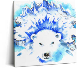 Wallfluent Fotó-Vászonkép Canvas Stúdió Tartós Fali Jegesmedve 60x60 (010030010270000074832)