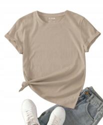 Shein Bézs Elasztikus Póló Casual 38 M __M