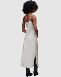 AllSaints Ekrü egyenes szabású midi ruha oldalsliccekkel (44) (560262)