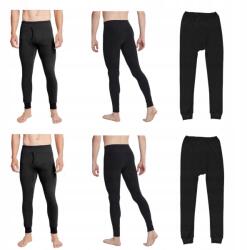 2 pár Férfi termoaktív pamut alsónadrág szett méret S/m Vastag Meleg (Kalesony Długie Zimowe Męskie Spodnie ciepłe)