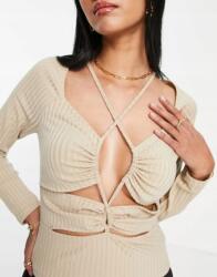  Top Bézs Top Cut Out (40-42) (535382)