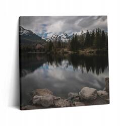 Wallfluent Canvas Vászonkép Hálószobába Nyomtatott Magas-Tátra Szlovákiában 60x60 cm (010030010270000075627)