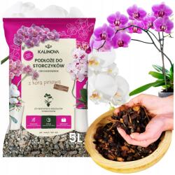 KALINOVA Föld szubsztrátum orchideákhoz 5L: fenyőkéreg, kókusz, műtrágya, keramzit (ziemia piniowe piniowa orchidei)