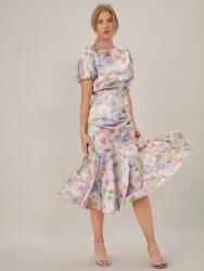 Shein IC86207 Shein Szatén Ruha Ráncolással S