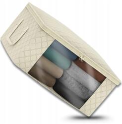 EdiBazzar Huzat, doboz, táska ágyneműhöz, ruhákhoz, szekrényszervező tároláshoz (Pokrowiec Pudło torba na pościel)