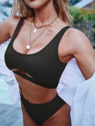 Shein IC04210 Shein Bordázott Kétrészes Fürdőruha (28) XL