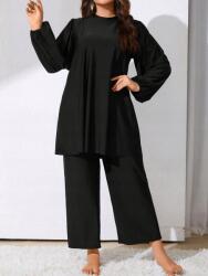 Shein LC55217 Shein Fekete Arab Stílusú Fürdőnadrág (26) 44