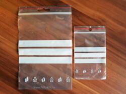  Írható felületű simítózáras tasak, 20 x 30 cm 1000 db/gyűjtő