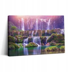 Wallfluent Fotó Vászonkép Stílusos Ajándék Otthonra Jiulong vízesés Kínában (010030010150000075255)