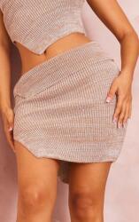 Prettylittlething EC12206 Mini Aszimmetrikus Kötött Szoknya Prettylittlething (10) L