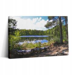 Wallfluent Fotótapéta Hobbi Otthon Dekoráció Kilátás A Tóra Az Erdőben 30x20 (010030010150000001736)