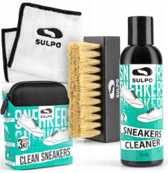 Sulpo sneaker tisztító készlet folyadék, kefe, mikroszálas, tok (KS_1504)