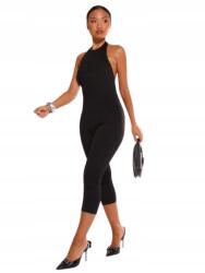 Shein Fekete Overál, Hosszú Szárú, Garbóval, Size XL (sz2410152132673517)