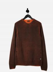 GUESS Barna pulóver hosszú ujjakkal (M) (388899)