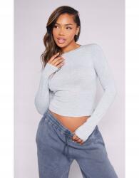 Prettylittlething Szürke Open Back Póló (42) (564621)