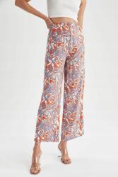 DeFacto CC16204 Defacto Trópusi Mintás Nadrág Gumis Derékkal (34) XL