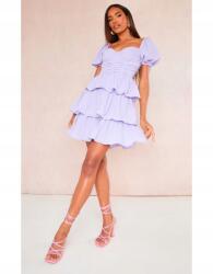 Prettylittlething Lila Fodros Ruha (44) (564748)