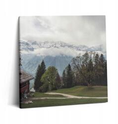 Wallfluent Vászonkép Canvas Stílusos Ajándék Stúdiónak Festői Hegyi Kilátás 60x60 cm (010030010270000075397)