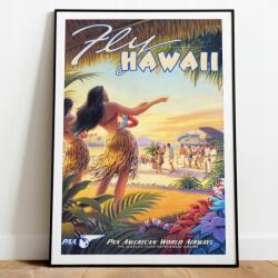  Fali poszter Hawaii Usa Travel 50x70