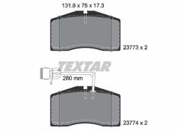 Textar 2377301 Fékbetét készlet
