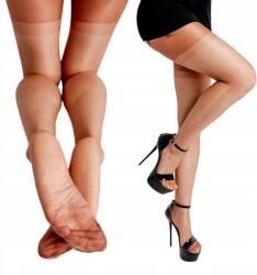 Charmzi Nylon Harisnya Barna Derékig érő Sima Ultravékony 6 den