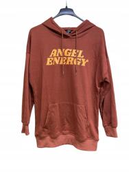 Shein FC37205 Shein Hosszú Női Kapucnis Pulóver Nyomott Mintával 44-ES